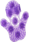 Simple and True Roller Balls Massager Glove - Purple