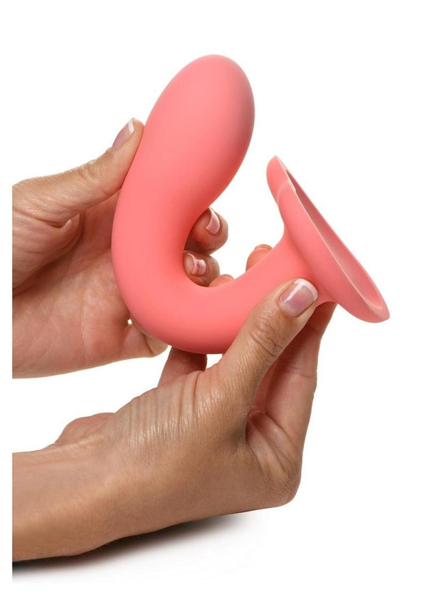 Simply Sweet G-Spot Silicone Dildo - Pink