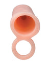 Size Matters Penis Extender Sleeve Silicone - Flesh/Vanilla - 2in