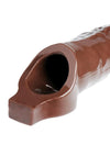 Size Matters Really Ample Penis Enhancer Sheath - Chocolate