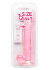 Size Queen Dildo - Pink - 10in