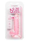 Size Queen Dildo - Pink - 6in