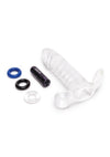 Size Up Clear View Vibrating Penis Extender - Clear - 2in