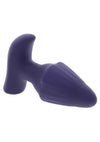 Starburst Rechargeable Silicone Expandable Anal Plug with Remote - Purple