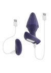 Starburst Rechargeable Silicone Expandable Anal Plug with Remote