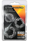 Stay Hard Beaded Cock Rings (3 Sizes - PATS Inc.