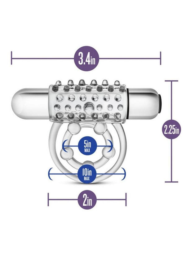 Stay Hard Vibrating Super Clitifier Cock Ring with Bullet - PATS Inc.