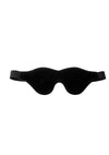 Strict Black Fleece Lined Blindfold - Black