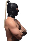 Strict Blonde Ponytail Bondage Hood - Black