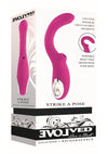 Strike A Pose Rechargeable Silicone Dual Vibrator