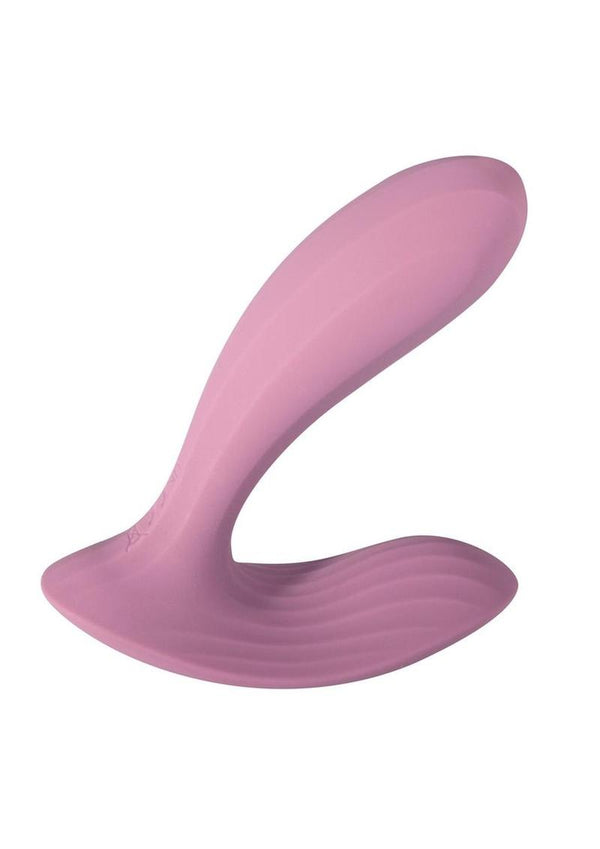 Svakom Erica Rechargeable Silicone App Compatible Dual Vibrator with Clitoral Stimulator and Remote - PATS Inc.