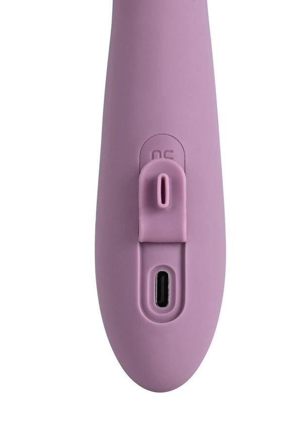 Svakom Trysta Neo Rechargeable App Compatible Silicone Rabbit Vibrator - Lavender/Purple