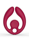 Svibe Snail Gizi Duo Rechargeable Silicone Couples Stimulator with Remote - Burgundy