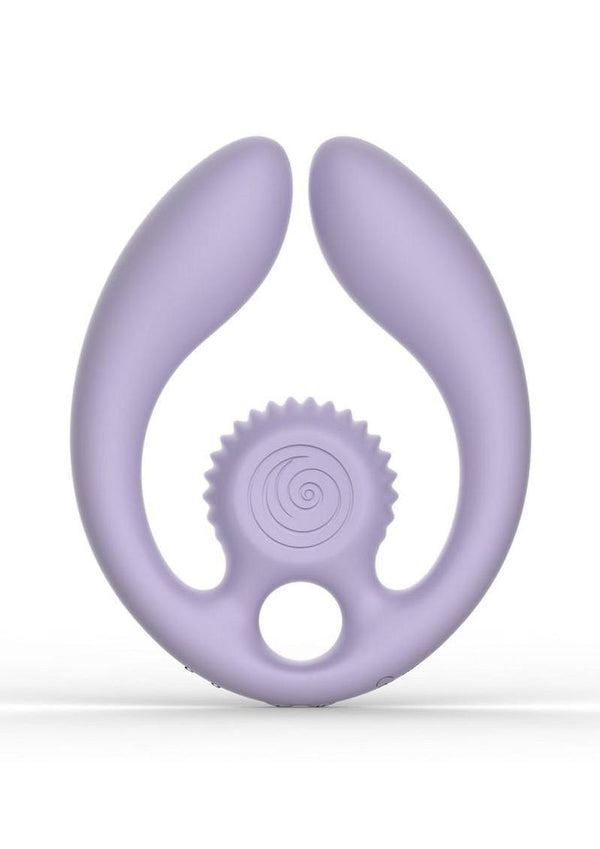 Svibe Snail Gizi Duo Rechargeable Silicone Couples Stimulator with Remote - Lilac