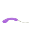 Swan Mini Swan Wand Rechargeable Silicone Glow In The Dark Massager - Glow In The Dark/Purple