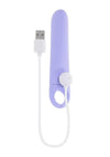 Tart Teaser Rechargeable Silicone Bullet Wedge - Purple