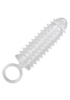 Textured Extension Set Penis Sleeves - Clear - 3 Piece