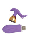 The Beat Magic Tickler Rechargeable Silicone Plug - Purple