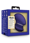 The Blush Collection Riana Rechargeable Silicone Clitoral Stimulator - Royal - Indigo