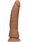 The D Thin D Ultraskyn Dildo 7in - Caramle - Brown