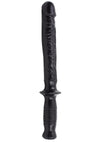 The Manhandler Dildo with Handle - Black - 10in