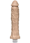 The Naturals Heavy Veined Thin Dildo - Flesh/Vanilla - 8in