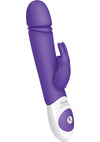 The Thrusting Rabbit Rechargeable Silicone Vibrator with Clitoral Stimulation