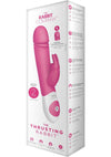 The Thrusting Rabbit Rechargeable Silicone Vibrator with Clitoral Stimulation