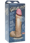 The Realistic Cock Ultraskyn Dildo - Vanilla - 6in