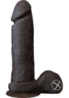 The Realistic Cock Ultraskyn Dildo - Black - 8in