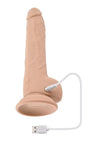 Thrust In Me Rechargeable Silicone Thrusting Vibrating Realistic Dong with Remote Control