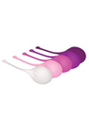 Tight and Delight Silicone Weighted Kegel Balls - Multicolor - 5 Piece/Set