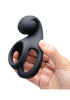 Together Parallel Silicone Rechargeable Cock and Ball Ring