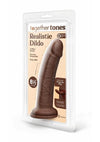 Together Realistic Dildo with Suction Base - Chocolate - 8.5in