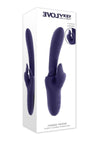 Tongue Twisted Rechargeable Silicone Clitoral Stimulator - Purple