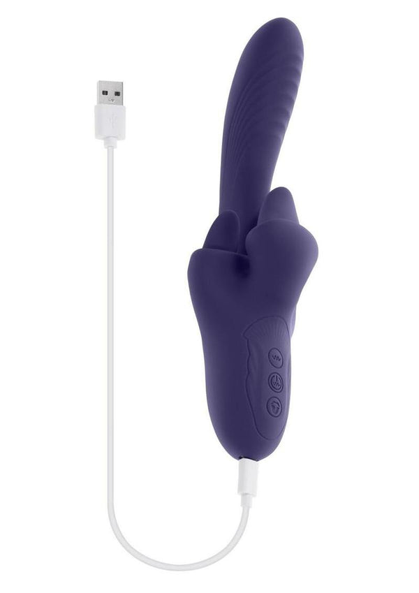 Tongue Twisted Rechargeable Silicone Clitoral Stimulator