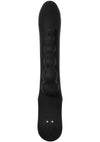 Trifecta Rechargeable Silicone Rabbit Vibrator - Black