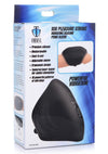 Trinity Men 10x Pleasure Stroke Penis Vibrating Silicone Sleeve - Black