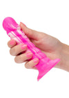 Twisted Love Twisted Ribbed Probe Silicone Anal Probe - Pink