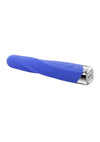 Twisted Temptation Rechargeable Silicone Vibrator - Blue