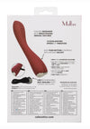 Uncorked Malbec Rechargeable Silicone Massager - Red