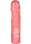 Vac-U-Lock Crystal Jellies Dildo - Pink - 8in