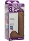 Vac-U-Lock Realistic Dildo - Brown/Caramel - 8in