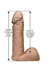 Vac-U-Lock Ultraskyn Cock with Ultra Harness - Vanilla - 7in