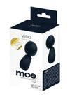 Vedo Moe Silicone Rechargeable Mini Wand Massager - Black