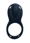 Vedo Riski Rechargeable Silicone Clitoral Vibrating Cock Ring For Couples - Black