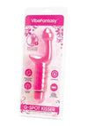 Vibefantasy G-Spot Kisser with Clitoral Stimulator - Pink