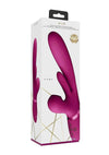 Vive Kura Rechargeable Silicone Triple Motor Thrusting G-Spot with Flapper and Air Wave Clit Stimulation Vibrator