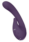 Vive Miki Rechargeable Silicone Pulse Wave and Flickering G-Spot Vibrator - Purple