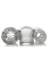Wand Essentials Twin Turbo Strokers Attachment - Clear